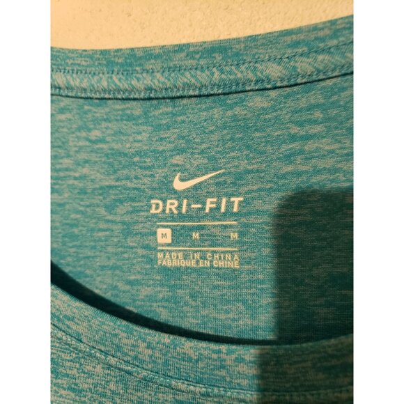 Nike Dri-fit, women's blue, short sleeve tee, size m - Picture 5 of 6